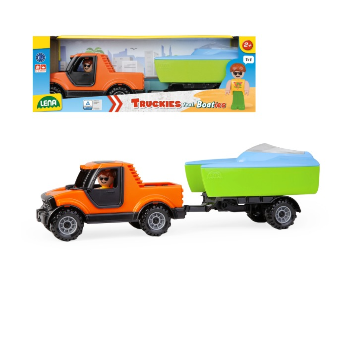 Lena Truckies pickup vozilo s prikolicom i čamcem