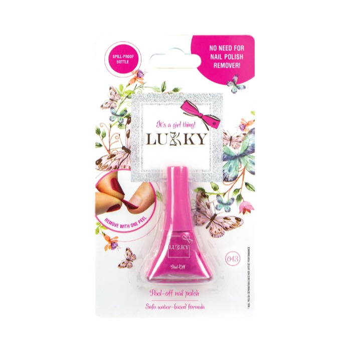 Lukky peel off lak za nokte 5,6ml - pastelno roza