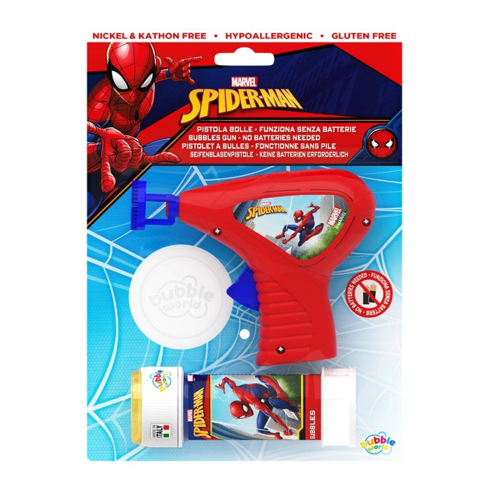 Dulcop Spiderman mali pištolj za mjehuriće od sapunice