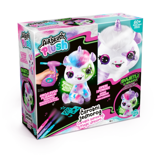 Style 4 Ever - Airbrush Plush Čarobni Jednorog - Slika 3