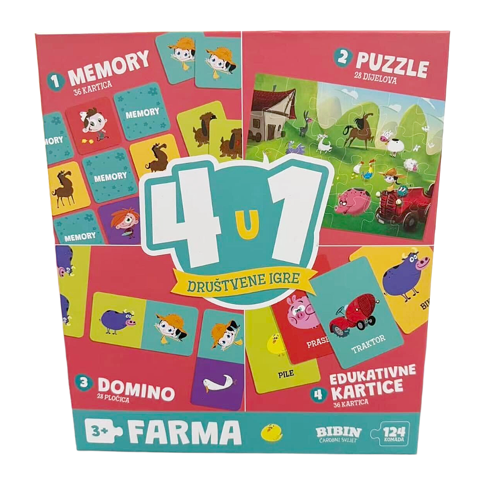 4u1 društvene igre Bibin čarobni svijet