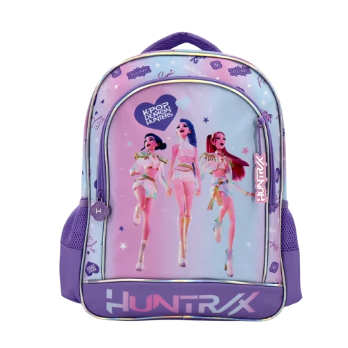 KPop Demon Hunters rozi ruksak s dva pretinca i dva džepa - Slika 1