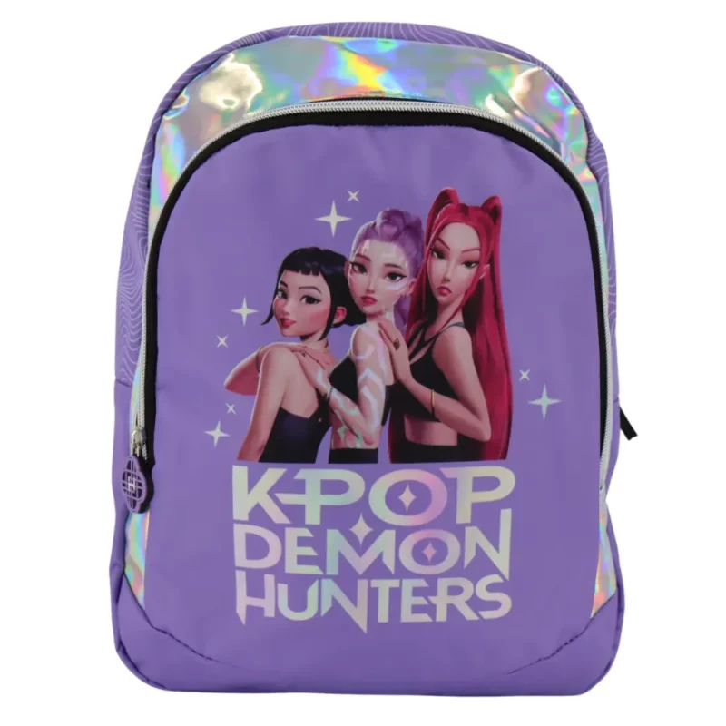 KPop Demon Hunters Ljubičasti ruksak s dva pretinca
