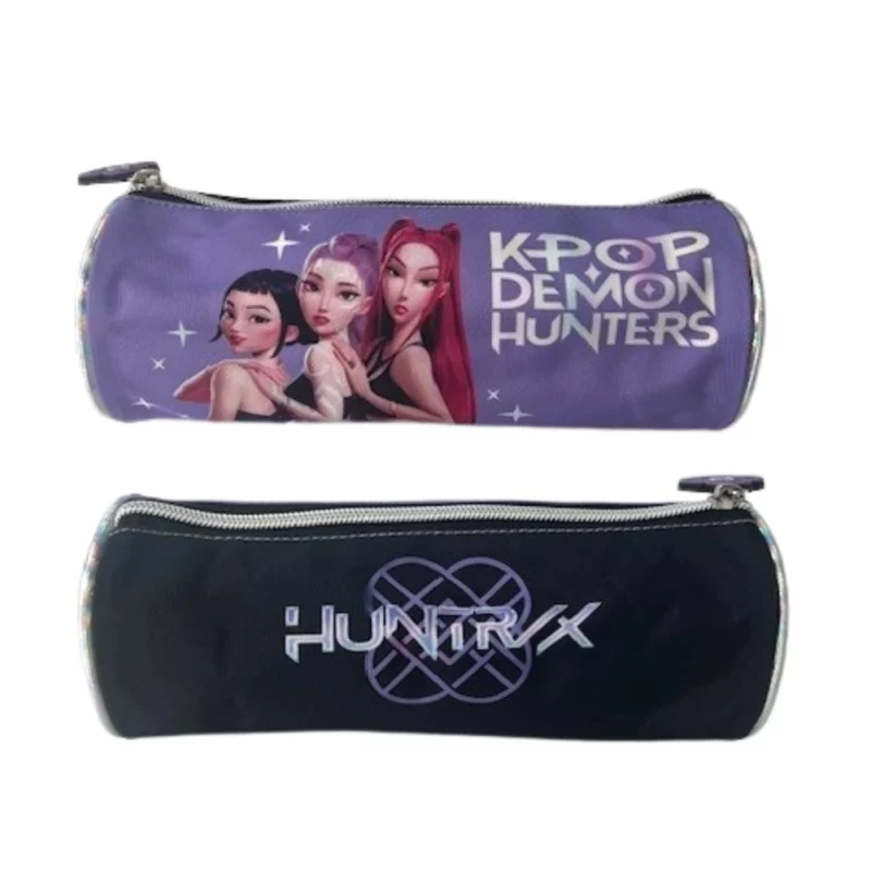 KPop Demon Hunters ljubičasta okrugla pernica