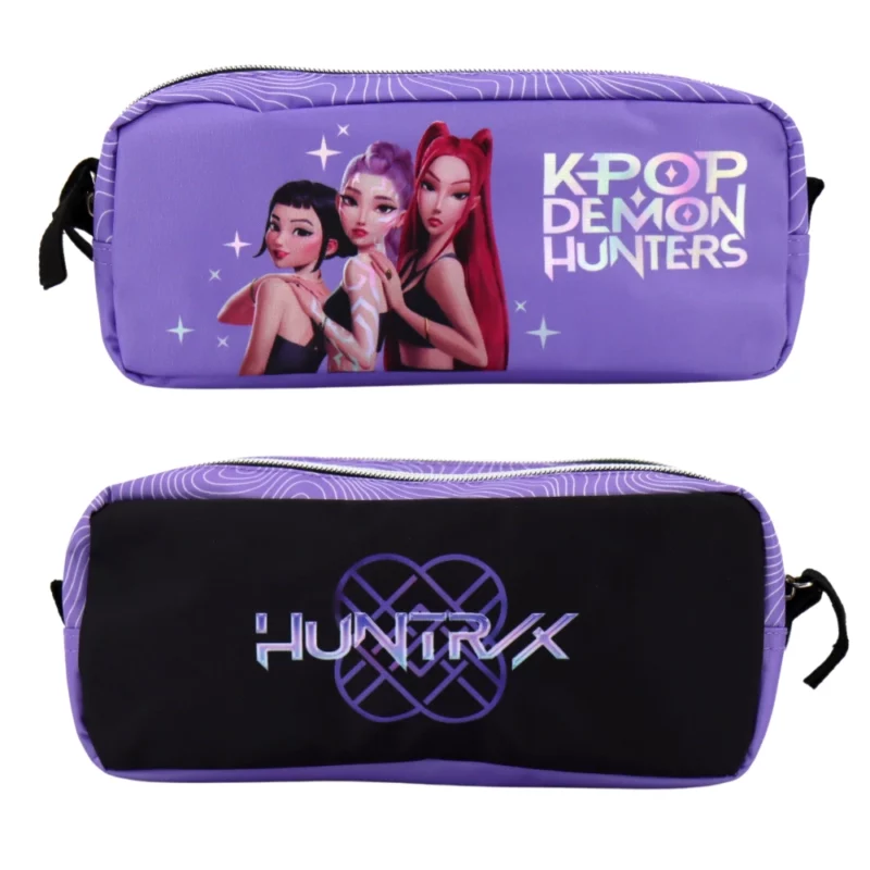 K-Pop Demon Hunters ljubičasta dvostruka pernica