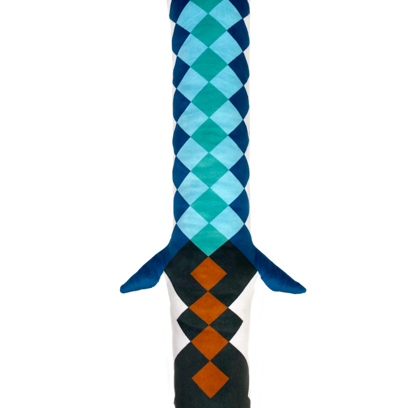 Fluffy Fighterz Pixel plavi mač