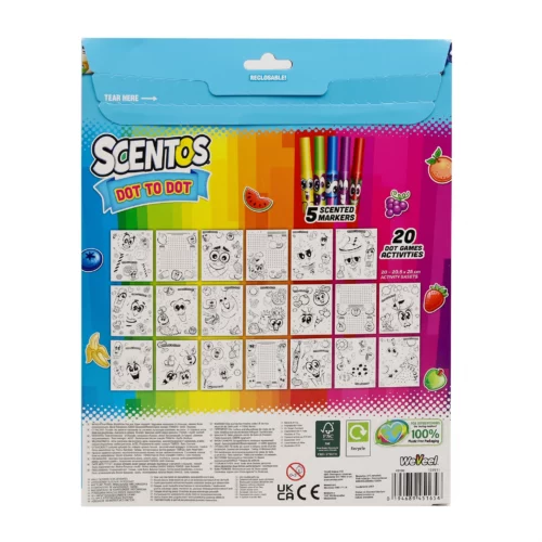 Scentos On-The-Go Dot to Dot kreativni set za spajanje točkica - Slika 3