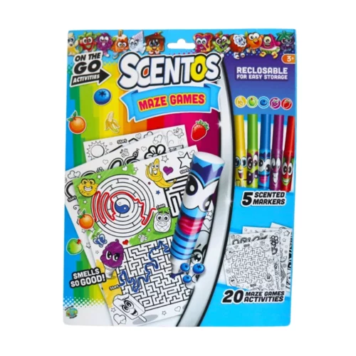 Scentos On-The-Go Maze Craze kreativni set s labirintima - Slika 3