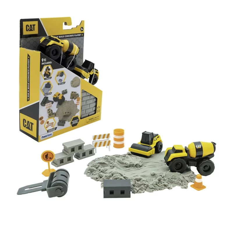 CAT Dig & Build set Mješalica za beton i Valjak