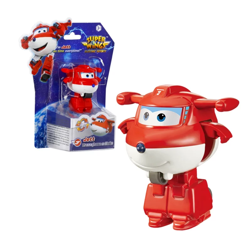 Super Wings Transform a Bots figura Jett