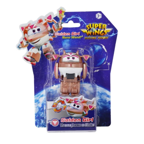 Super Wings Transform a Bots figura Golden Girl - Slika 4