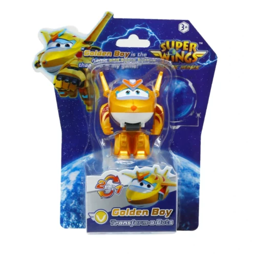 Super Wings Transform a Bots figura Golden Boy - Slika 4