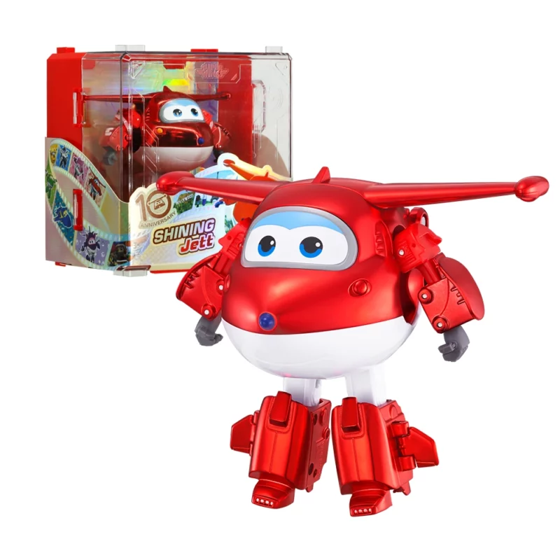 Super Wings Shining Transforming Jett 13 cm